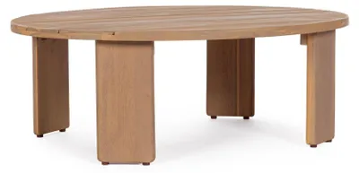 Produktbild von Ovaler Beistelltisch GIRONA aus Akazienholz, 100×80 cm