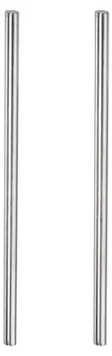 Runde Edelstahlstange 304, 4 mm x 300 mm, silber, 2 Stück