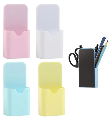 Produktbild von 4 magnetische Markerhalter mit Stiftorganizer (4 Farben)