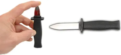 Produktbild von Trickmesser - die Klinge verschwindet - Theatermesser Show/Bühne Spielzeug Zaubertrick Fake Messer