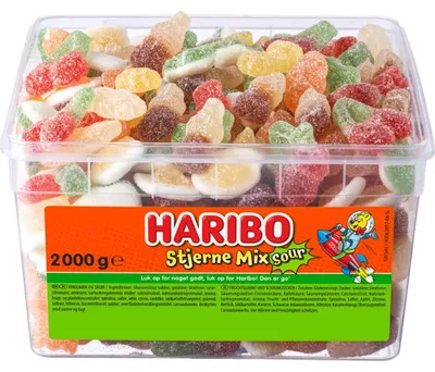 Produktbild von Haribo Stjerne Mix sour 2kg