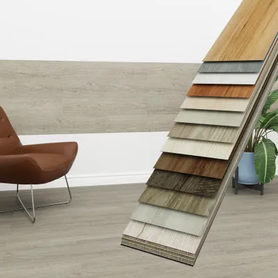 Produktbild von HEXIM Vinyldielen 0,97m² selbstklebend PVC Wandverkleidung Bodenbelag Holzoptik 91x15cm Paneele für Wand & Boden Holzdielen grau (7 Dielen Driftwood Grey - 1805-7)