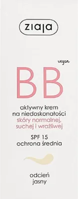 Produktbild von Ziaja BB Cream Normale und trockene Haut SPF15 Light