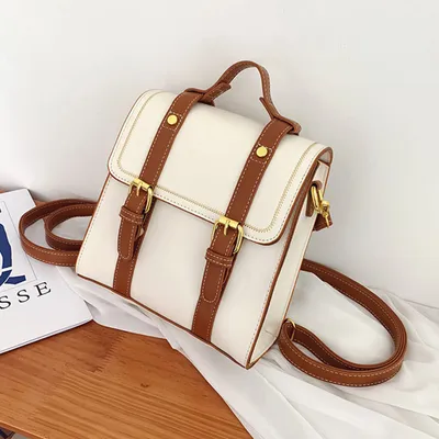 Produktbild von MODFU Rucksack Damen, Laptop Schulrucksack Wasserdicht, Schultasche Teenager Backpack Women Elegant Tagesrucksäcke Handtasche 2 in 1, Arbeitstasche Lehrertasche Reiserucksack für Uni Büro