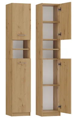Immagine prodotto di Armadietto stretto da bagno JANNO - rovere artisan