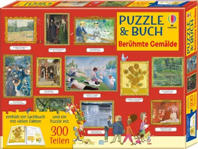 Produktbild von Puzzle & Buch: Berühmte Gemälde