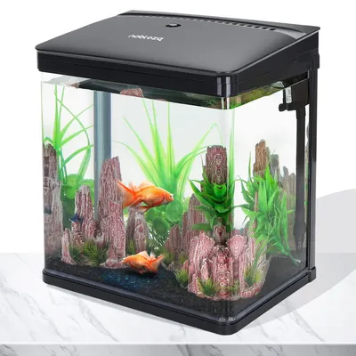 Imagen del producto de Acuario - 14 litros de capacidad - Iluminación LED - Vidrio