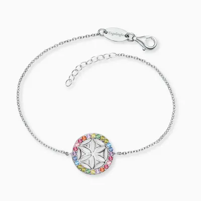Produktbild von Engelsrufer Armband Damen Lebensblume Zirkonia Silber ERB-LILLIFL-ZIM
