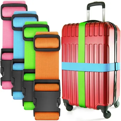 Obrázek produktu pro Zavazadlový popruh Zavazadlový popruh 120-200 cm - 5 cm - 4 ks - 4 barvy