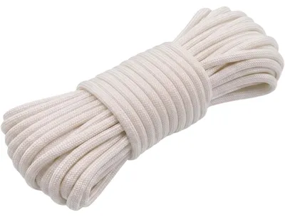 Paracord 4mm 30m Weiß – 100% Nylon, 7 Adern, 125 kg Tragkraft