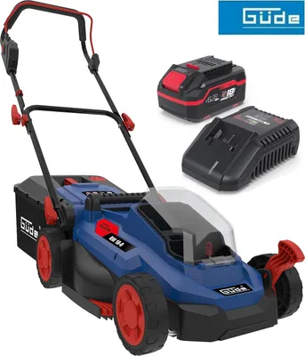 Produktbild von GÜDE City Rasenmäher RM 18/33 18V, 33 cm Schnitt mit Akku 4.0 Ah + Ladegerät