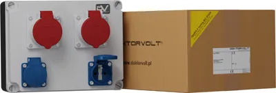 Produktbild von Baustromverteiler 2x16A 2x230V franz/belg System Baustromverteiler FRED Doktorvolt