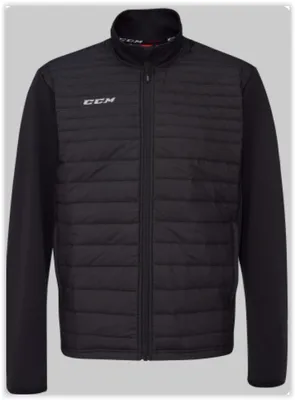 Produktbild von CCM TEAM QUILTED JACKET SR 22, Größe:XS, Farbe:Black