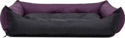 Immagine prodotto di Cuscino per cani Lettino per cani Cuscino per cani Pontes - Eco - 105 x 75 x 17 cm [taglia: XXL] - Viola con nero