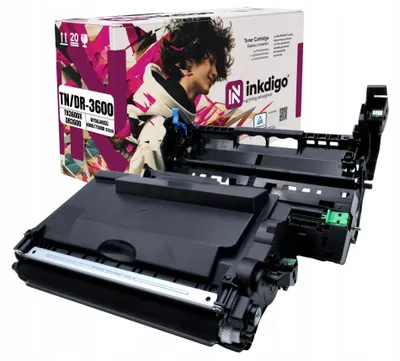 Produktbild von Inkdigo Trommel + Toner TN3600 DR3600 für Brother DCP-L5510DW, HL-L5210DN, HL-L5210DNT, HL-L5210DNTT – Schwarz,
