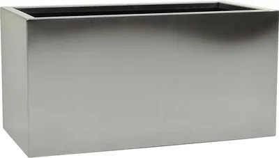Produktbild von VIVANNO Pflanztrog Edelstahl MAXI Kasten, Edelstahl gebürstet gebürstet - 60x30x30 cm