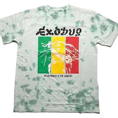 Obrázok produktu pre Bob Marley Rasta Colours (Wash Collection) Green XL Tričko