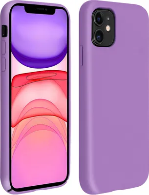 Produktbild von Avizar, Halbsteife Silikonhülle für Apple iPhone 11, Violett