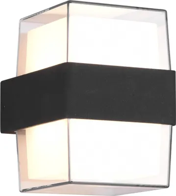 Image de Applique d'extérieur LED MOLINA anthracite 10 W, blanc chaud 550 lm, aluminium, dimensions : 13,2 x 9,6 x 9,6 cm, IP54, RL