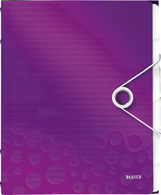 Obrázek produktu pro Leitz WOW, A4, Polypropylen (PP), Metalická, Purpurová, 200 listy, 260 mm, 17 mm