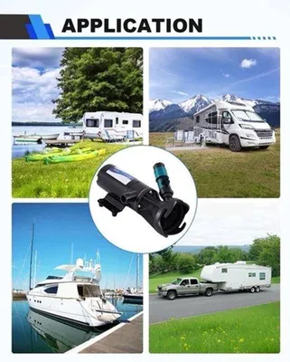 Immagine prodotto di Pompa per acque reflue da 12V, con funzione di autoadescamento, ideale per camper e imbarcazioni, con una capacità di 45 litri al minuto