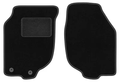 Immagine prodotto di Tappetini anteriori in moquette per Rover 200 2000-2005 (hatchback) – 2 pezzi, neri, su misura – Wielganizator LUX