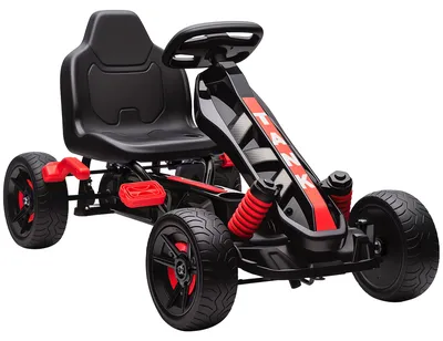 Produktbild von AIYAPLAY Gokart Tretauto mit Handbremse, Automatisches Kupplungssystem