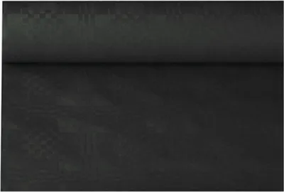Produktbild von PAPSTAR Damast-Tischtuch (B)1,2 x (L)8 m schwarz