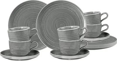 Produktbild von Seltmann Weiden Terra Kaffeeservice 18-teilig perlgrau