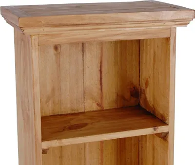 Produktbild von MiaMöbel DVD-Regal Mexico Möbel 39x144x22 cm Landhausstil Massivholz Pinie Honig