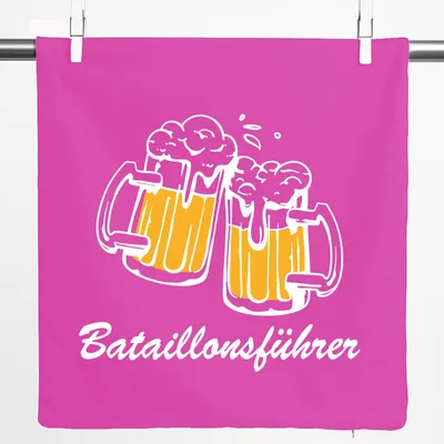 Produktbild von Huuraa Kissenbezug Bataillonsführer Schützenfest 40x40cm Fuchsia Baumwolle Dekokissenbezug Geschenkidee