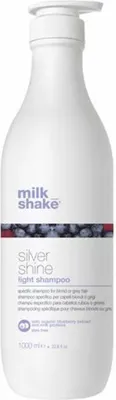 Immagine prodotto di Milk Shake, Silver Shine Light, senza solfati, shampoo per capelli, per la neutralizzazione dei toni gialli, 1000 ml