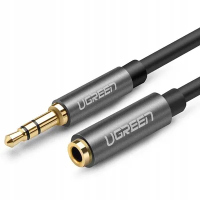 Immagine prodotto di Ugreen Av118 Estensore jack audio Aux 3,5 Mm, 1,5 M (nero)