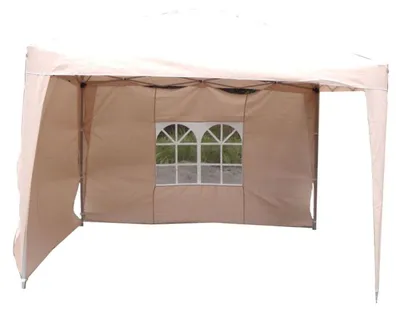 Produktbild von Gartenzelt Seitenwände 3 x 2m Polyester wasserabweisend mit Fenster