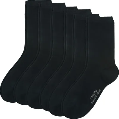 Produktbild von Camano Damen-Socken 6 Paar schwarz 39 - 42