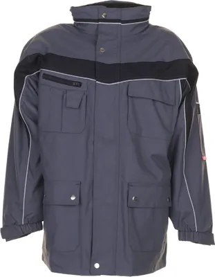 Produktbild von Größe S Herren Planam Plaline Winter Allwetterjacke schiefer schwarz Modell 2576