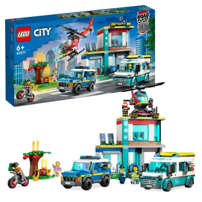 Image de LEGO City 60371 Quartier général des urgences (706 pièces)