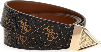 Obrázek produktu pro GUESS Eco Erica Nastavitelný a oboustranný pásek - Hnědé logo - dámský oboustranný pásek