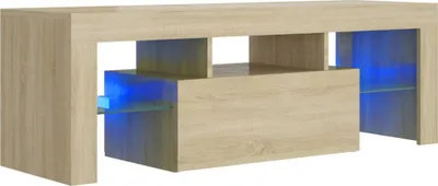 Obrázek produktu pro TV skříňka s LED osvětlením dub sonoma 120 x 35 x 40 cm