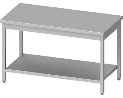 Produktbild von Arbeitstisch ECO mit Grundboden 2000x600x850 mm, ohne Aufkantung, Selbstmontage