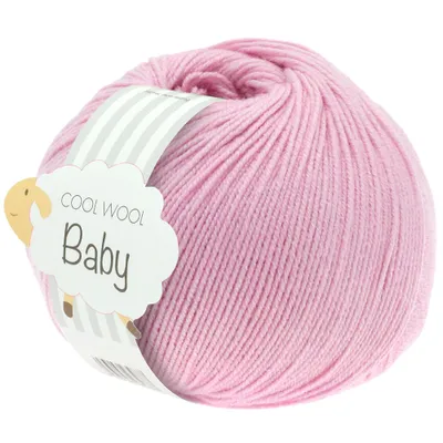 A ball of pink yarn with a tag attached.