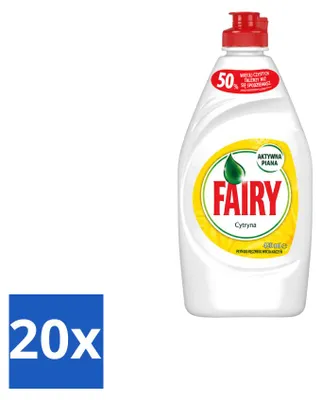 Produktbild von 20 x Fairy Spülmittel Zitrone 450 ml - Vorteilspackung - 20 Stücke