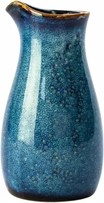 Produktbild von DEEP BLUE Porzellankrug, 400 ml, für Mikrowelle und Spülmaschine geeignet, blau und handgefertigt