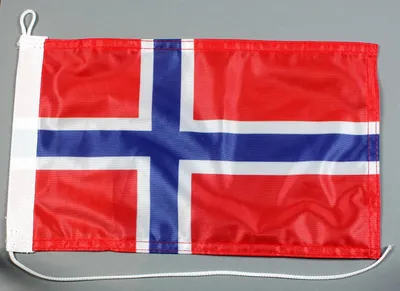 Produktbild von Bootsflagge : Norwegen 30x20 cm Motorradflagge
