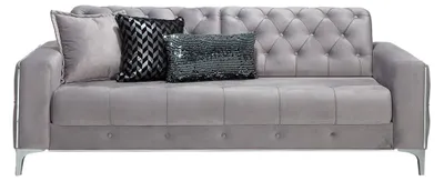 Produktbild von Stoffsofa Dreisitzer Wohnzimmer Sofa 3 Sitzer Polstersofa Couch Beige