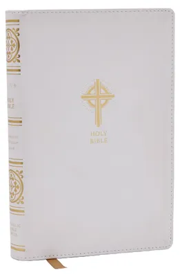 Produktbild von NRSVCE Sacraments of Initiation Catholic Bible, White Leathersoft, Comfort Print