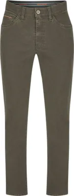 Produktbild von Club of Comfort - Herren Hose, Baumwolle, Stretch, Regular Leg, Marvin (7218), Größe:50, Farbe:Khaki dunkel (73)