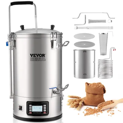 Bierbrausystem 35 L, 100-2500 W, Edelstahl, 25-100 °C