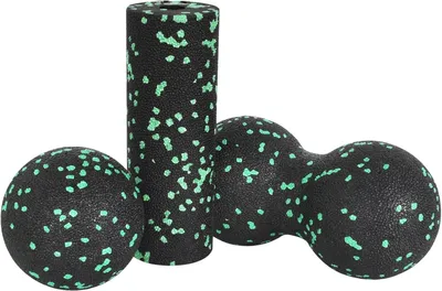 Productafbeelding van Set voor zelfmassage van fascia, inclusief: fascia roller, set met massageballen, fascia duo-bal, foamroller en een kleine foamroller
