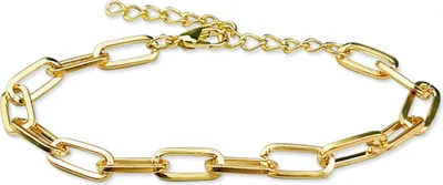 Produktbild von Damen-Armband, verstellbare Länge, ausgehöhlte Kette, einfarbig, poliert, galvanisierter Edelstahl, leicht, Punk, Hip Hop, cooler Mädchen-Armreif, Handgelenksring, Schmuck
